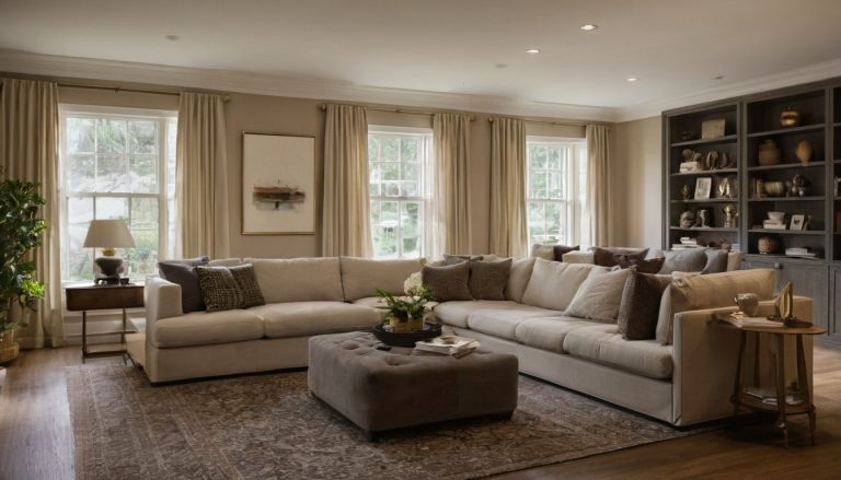 How to Size a Living Room Furniture Plan Before Buying a Full Set shown in a luxury residential interior