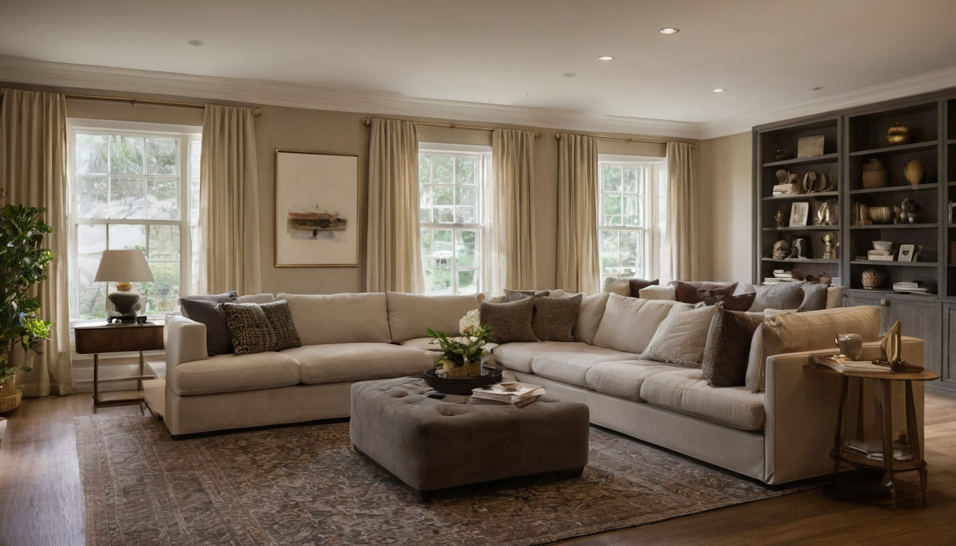 How to Size a Living Room Furniture Plan Before Buying a Full Set shown in a luxury residential interior