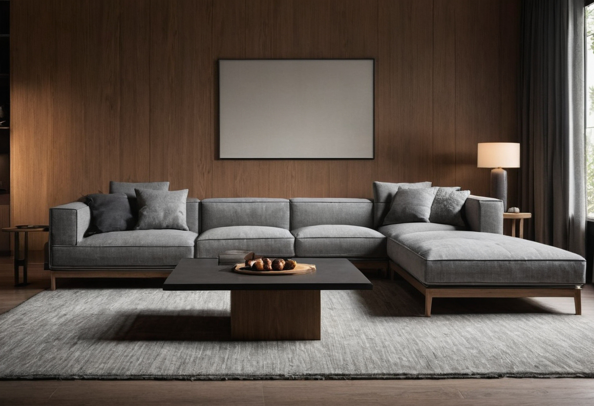 Which sofa, armchair, and sectional dimensions should be checked on retailer specifications interior planning detail